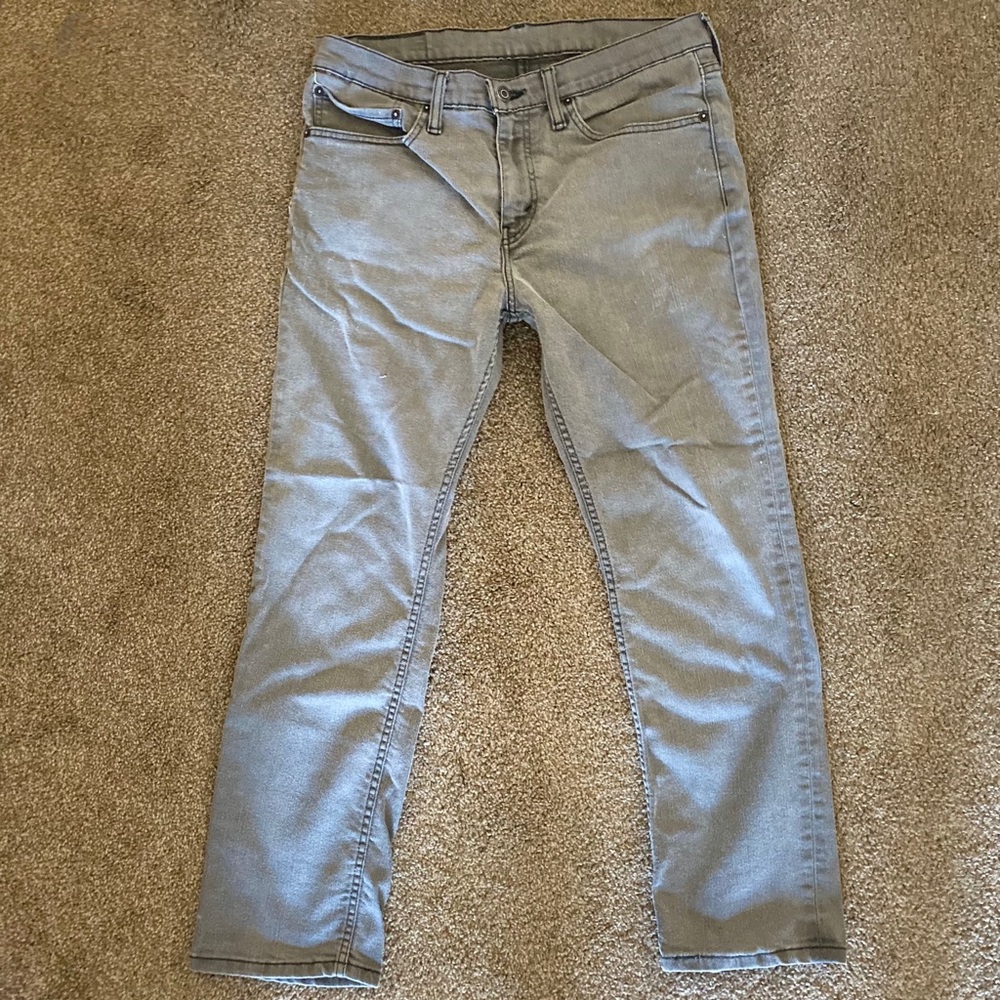 Levi’s Strauss 511 grey jeans- size W 34 L 29